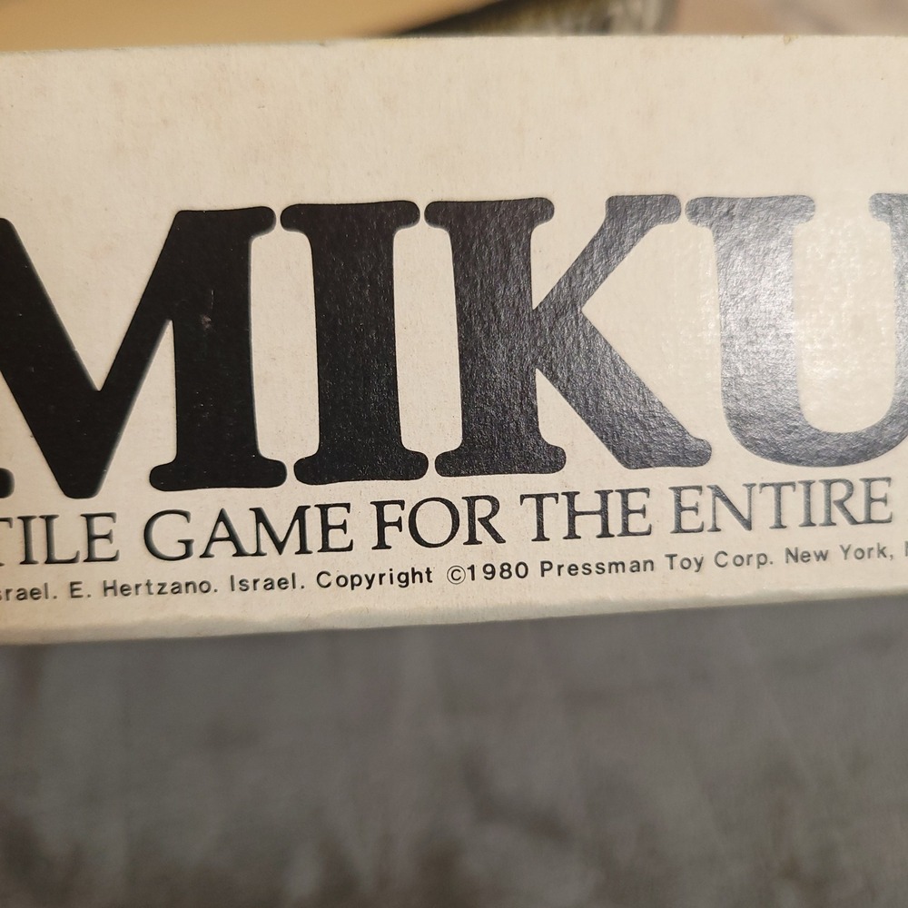 Pressman Rummikub Tile Game Vintage 1980 Black Original Complete Racks Instr - Picture 6 of 12